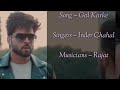 Gal Karke (Hindi Lyrics) Inder Chahal | Babbu | Rajat Nagpal | Punjabi New Songs 2019 Mp3 Song