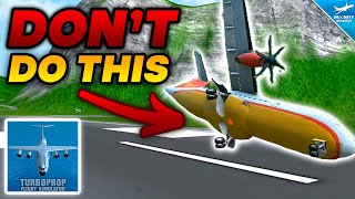 DON'T DO THIS When Your Plane CRASHES  Turboprop Flight Simulator Meme