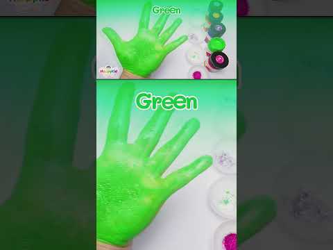 เพลงนิ้วโป้งอยู่ไหน | ระบายสีมือ Learn Color Hand Painting #learncolors #เรียนสนุก #สื่อการเรียนรู้