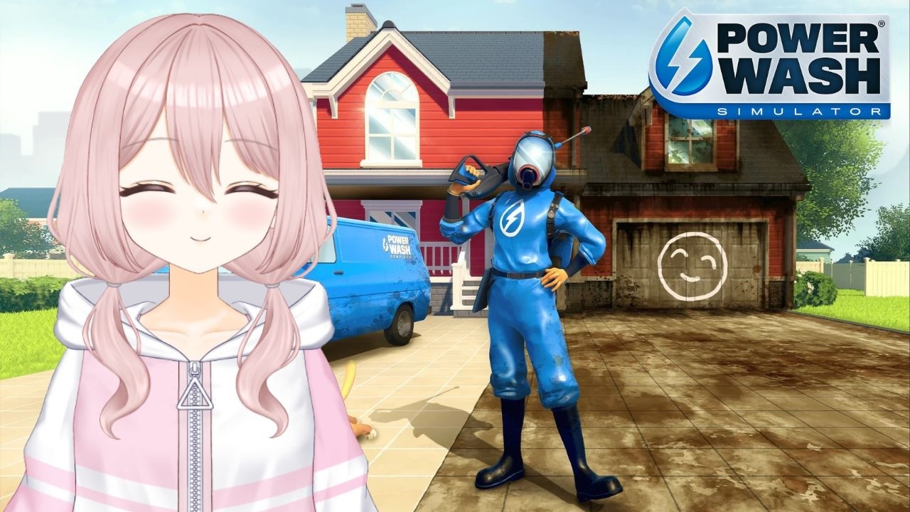 【PowerWash Simulator】今日も今日とて掃除する！【#新人VTuber/#個人勢VTuber 】