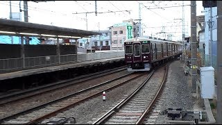 2019.04.13 阪急 7300系7305F 準急河原町行き通過 富田駅 阪急電車 阪急電鉄