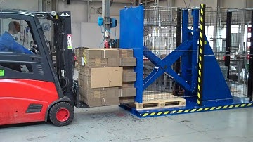 Stationary Pallet Changer - ROLLERFORKS® - Pallet Transfer