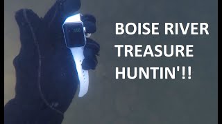 FOUND AN APPLE WATCH, 2 IPHONES &amp; MORE IN THE BOISE RIVER! SNORKELING FOR RIVER TREASURE