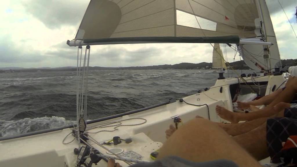 11 metre one design hits 14+knts