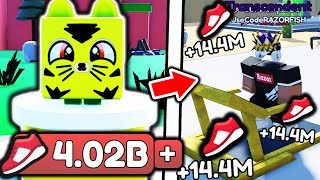 I HATCHED STRONGEST PETS and BECAME FASTEST PLAYER in Roblox Catch Me If You Can..