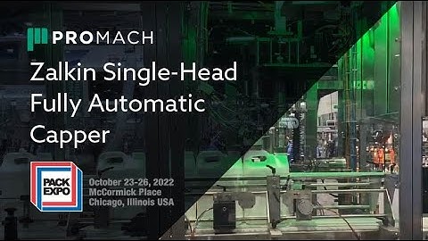 Zalkin Single-Head Fully Automatic Capper