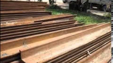 Thu mua Cọc cừ larsen, thép hình H,U,I