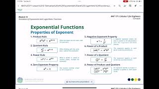 Differential Calculus: Derivative of Exponential and Logarithmic Functions_Part 2