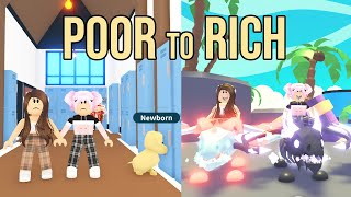 The Poor to Rich Best Friends Story in Roblox Adopt Me (Roblox Adopt Me)