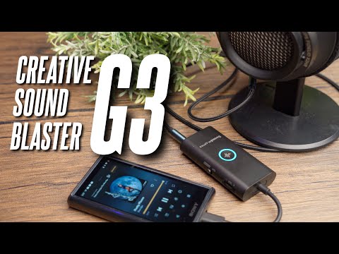 Sound Blaster G3 Portable Plug-and-Play USB-C DAC Amp for