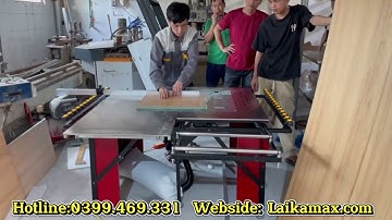 🪚 Cận cảnh máy cưa bàn trượt mini MD4C – Giải pháp cho xưởng nhỏ & thợ công trình