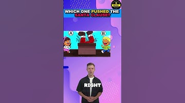 Which one pushed the santa clause?|#quiz #quizwiz #quizzywiz #quizquiz #quizriddles #quiztime