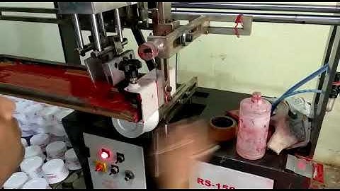 Food Buckets Screen Printing Machine +91 9899461666
