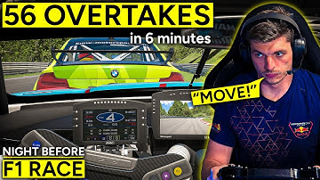 Max Verstappen’s 56 1000IQ Overtakes the Night Before Imola GP