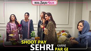 Shoot pay sehri krni par gi | Titli ki Mastiyan | Real Sajal Malik ...