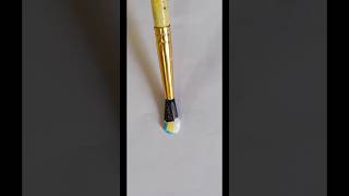One stroke acrylic paint 💙🤍💛🩵 #art #trending #viral #shorts #shortsfeed #youtubeshorts #ytshorts
