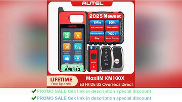 2025 Autel MaxiIM KM100 Key Fob Programming Tools KM100X key Programmer 60s Key Generation OBD IMMO