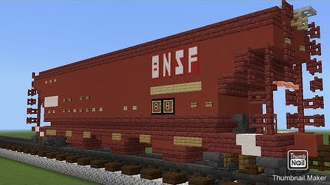 Minecraft BNSF Covered Hopper Tutorial