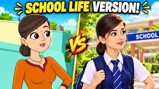 Chikoo Aur Bunty Cartoon Characters in School Life Version 🎒🏫 | AI Transformation
