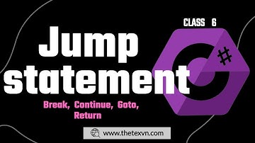 Jump Statement in C# | C# Tutorial Class 6 in اردو/हिन्दी