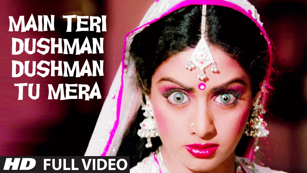 Main Teri Dushman, Dushman Tu Mera' Video Song | Nagina | Lata Mangeshkar |  Rishi Kapoor, Sridevi - YouTube