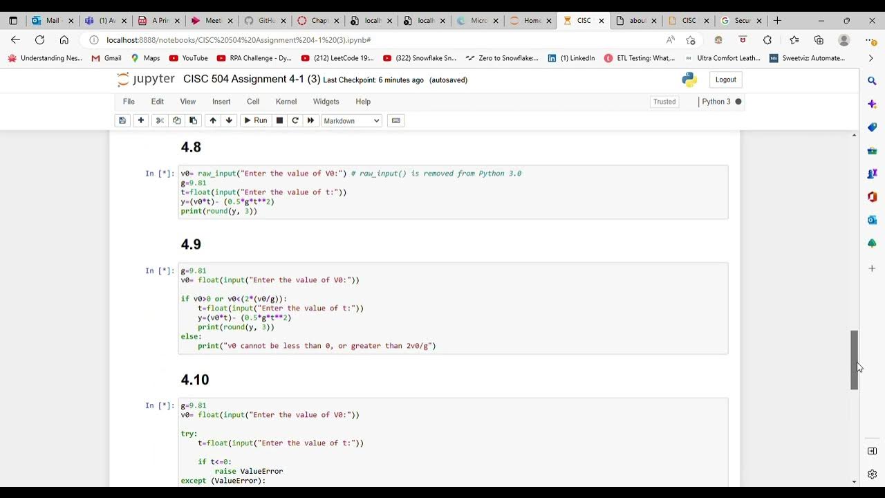 CISC 504 Assignment 4 1 3 Jupyter Notebook and 13 more pages Personal ...