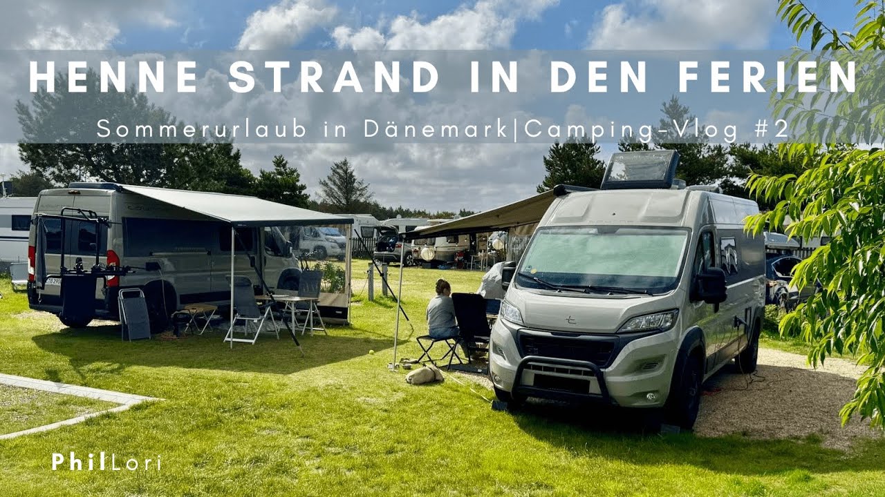 Henne Strand in den Ferien | Sommerurlaub in Dänemark Camping - Vlog #2