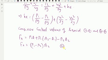 Fluid mechanics : - (Loss of head due to sudden enlargement) - 162.