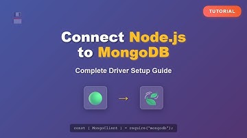 Node.js & MongoDB: Connect Your App with MongoDB Driver (Beginner