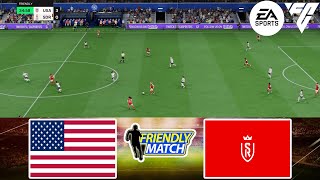 FC 24 - USA W vs Stade de Reims W 19/5/2024 - Friendly Match - Gameplay PS | Full Match