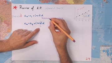 PAGE 29) *THEORY* - Term relation to its surrounding terms + REVIEW (general term+odd number terms)