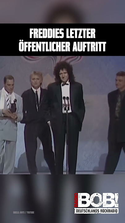 Freddies letzter Auftritt 😥 #queen #freddiemercury #britawards1990 #shorts #throwback