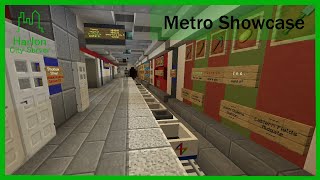 Minecraft Fully Automatic Metro/Subway System - Harlon City Server