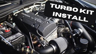 S2000 turbo kit install (time-lapse)