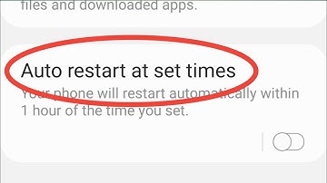 Auto Restart At Set Time Samsung | Samsung Auto Restart Setting | What Is Auto Restart In Samsung