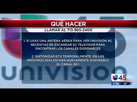 Video: Univision-programmeringsændringer