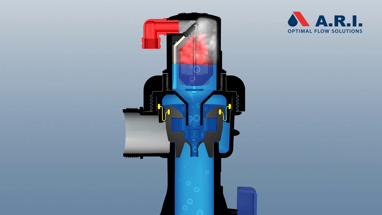 Animation: A.R.I. Dynamic Air Valve D-070 P in operation 