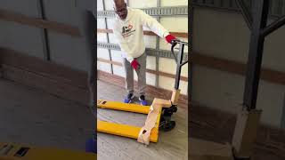 Box Truck Solutions Tuesday Tips: How to best utilize a pallet jack for your box truck business!