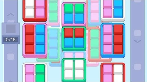 Color Cube Match Gameplay | Relaxing Sort Puzzle | Satisfying ASMR Vibes