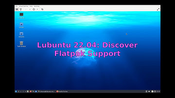 Lubuntu 22.04: Discover Flatpak Support