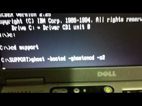 Norton Ghost 2003 Backup to CD or DVD - Windows XP Setup - Part 18
