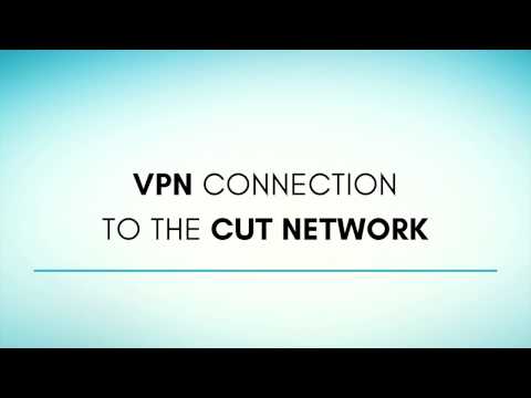 How to Connect From Off CUT Campus - VPN Tutorial