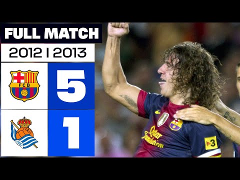 FC Barcelona 5-1 Real Sociedad | PARTIDO COMPLETO | LALIGA EA SPORTS 2012/13