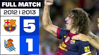 FC Barcelona 5-1 Real Sociedad | PARTIDO COMPLETO | LALIGA EA SPORTS 2012/13