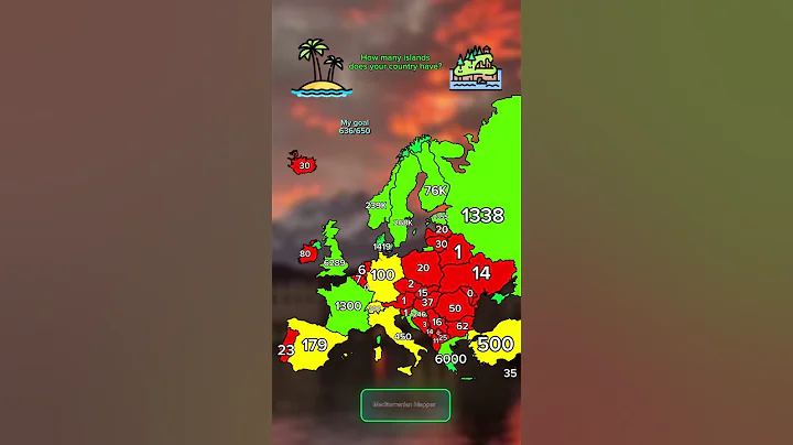 How many islands does your country have? #europe #mapper #mapping #map #geography #countries