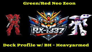 Greenred Neo Zeon Deck Profile W Bh - Heavyarmed