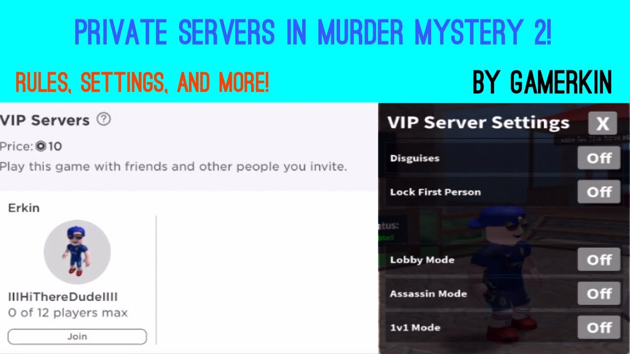 Roblox Murder Mystery 2 Private Servers (Working) - GamersBerg