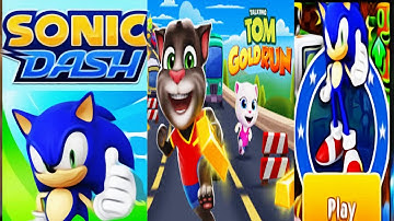 Sonic Dash Talking Tom Gold Run🆚 Andronic Sonic 🆚 All-Star Amy Gold Run 🏃‍♀️