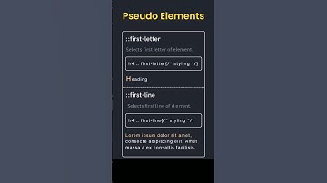 All pseudo code element in CSS #coding #html #developers #css #developers #programming #shortsvideo