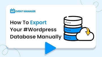 How To Export Your #Wordpress Database Manually